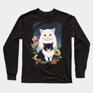 Floral Persian's Nocturne Long Sleeve T-Shirt